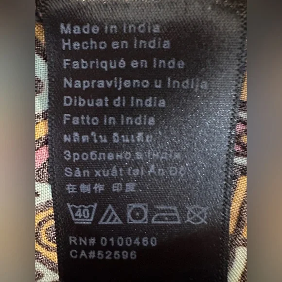 Kavu Colorful Geometric Midi Dress Size L - Picture 9 of 11